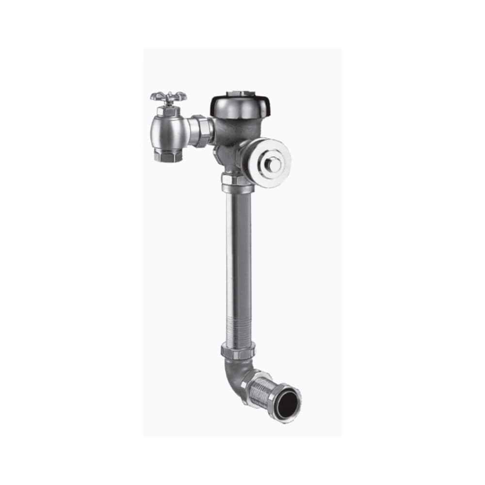 Fluxor Royal WC Empotrado con Pulsador Tubo Curvo Cromado 6 lta