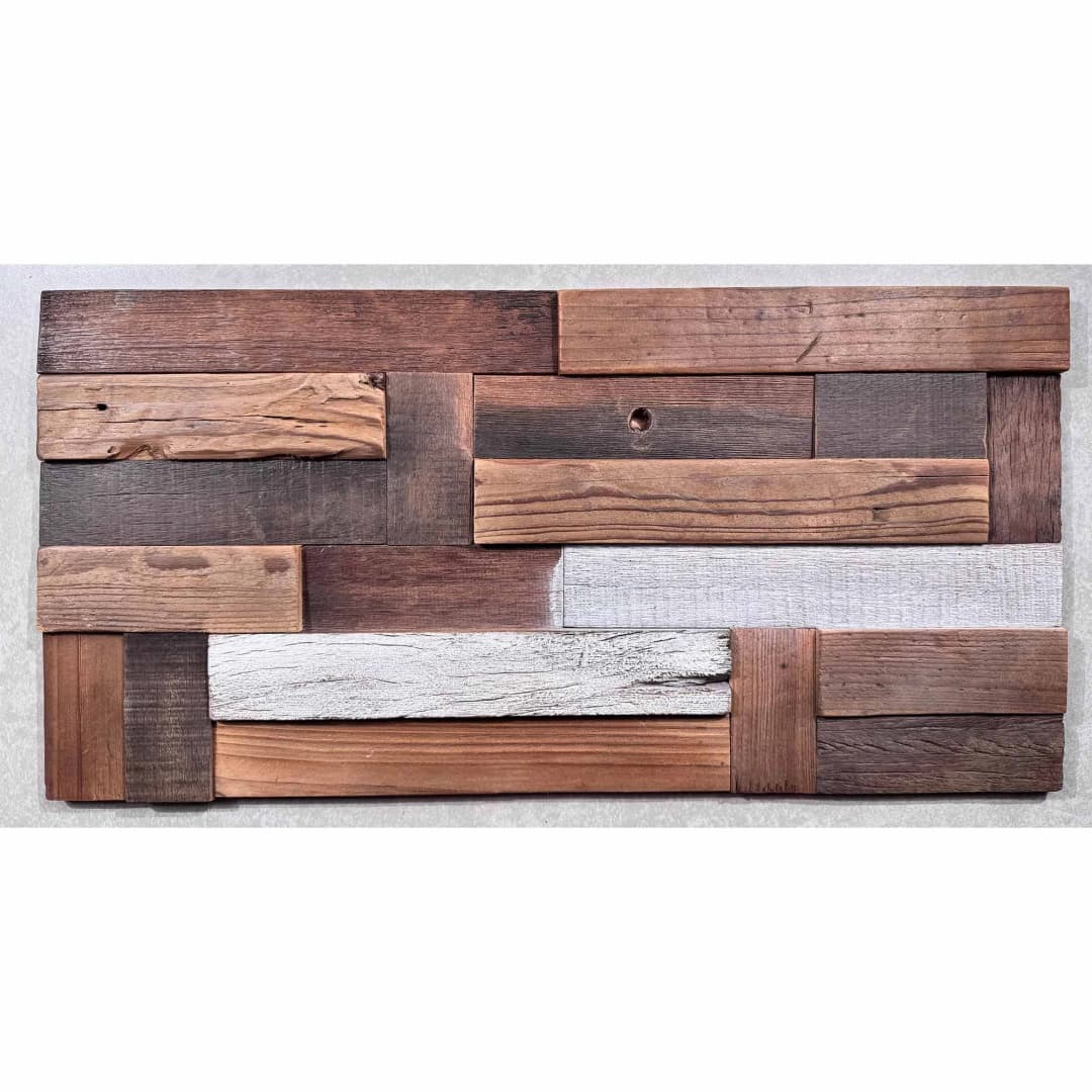 Mosaico Madera Old Boat Bco Nat Rústico 30x60 cm