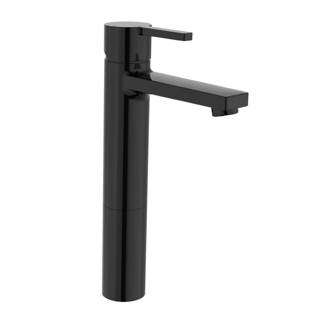 Grifería Lavamanos Naia Alta 22 cm Coldstart S/Desagüe A5a3b96cn0 Negro Titanio