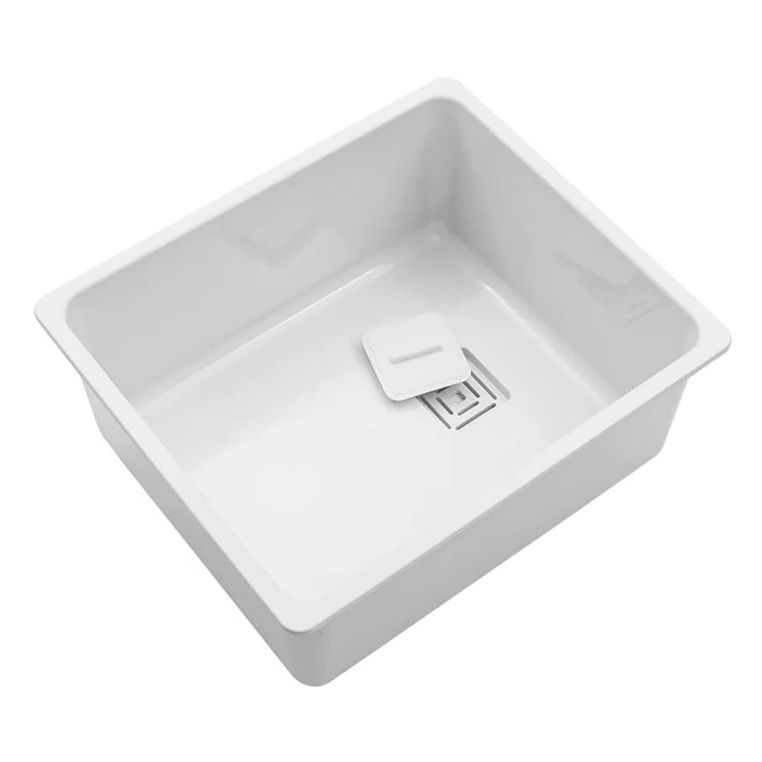 Pileta Accesoria Piac Q71 para Lavaplatos Blanco
