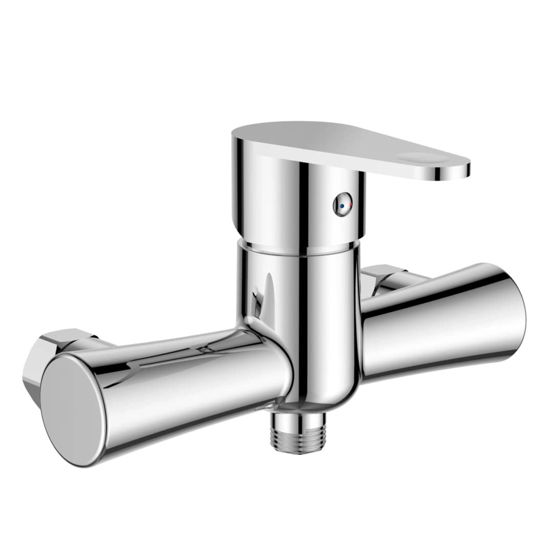 Grifería Monomando Vita Para Receptáculo Cromada con Set de Ducha