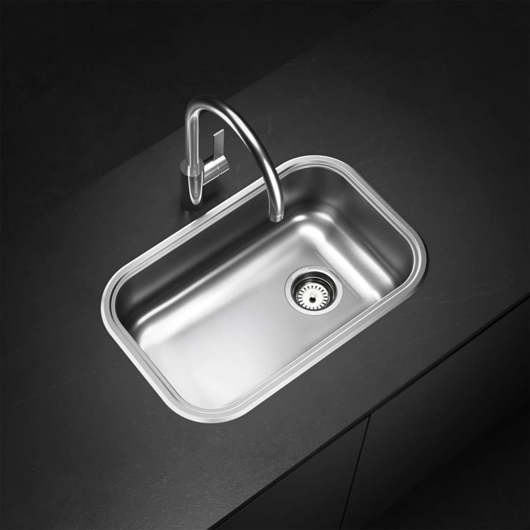 Lavaplatos Quadra 1 Cubeta Acero Inoxidable 304 520x320x180 mm