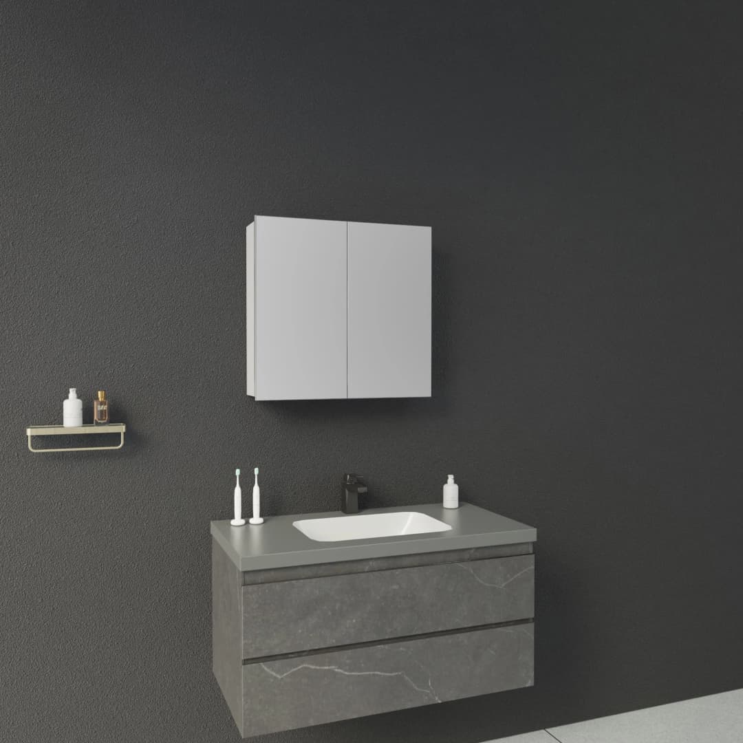 Mueble Botiquín Idris 66x63x15 cm Blanco