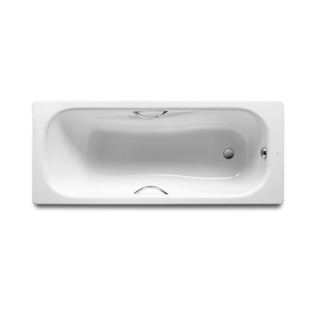 Tina Empotrada Princess Borde Plano con Antideslizante y con Asas Blanco 1700x750 mm