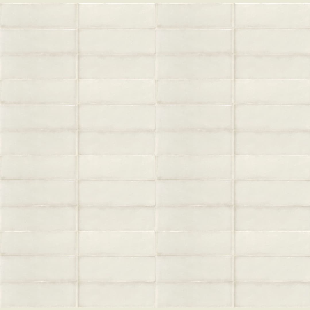 Cerámica Muro Verre Blanco Brillante 29.5x59.5 cm