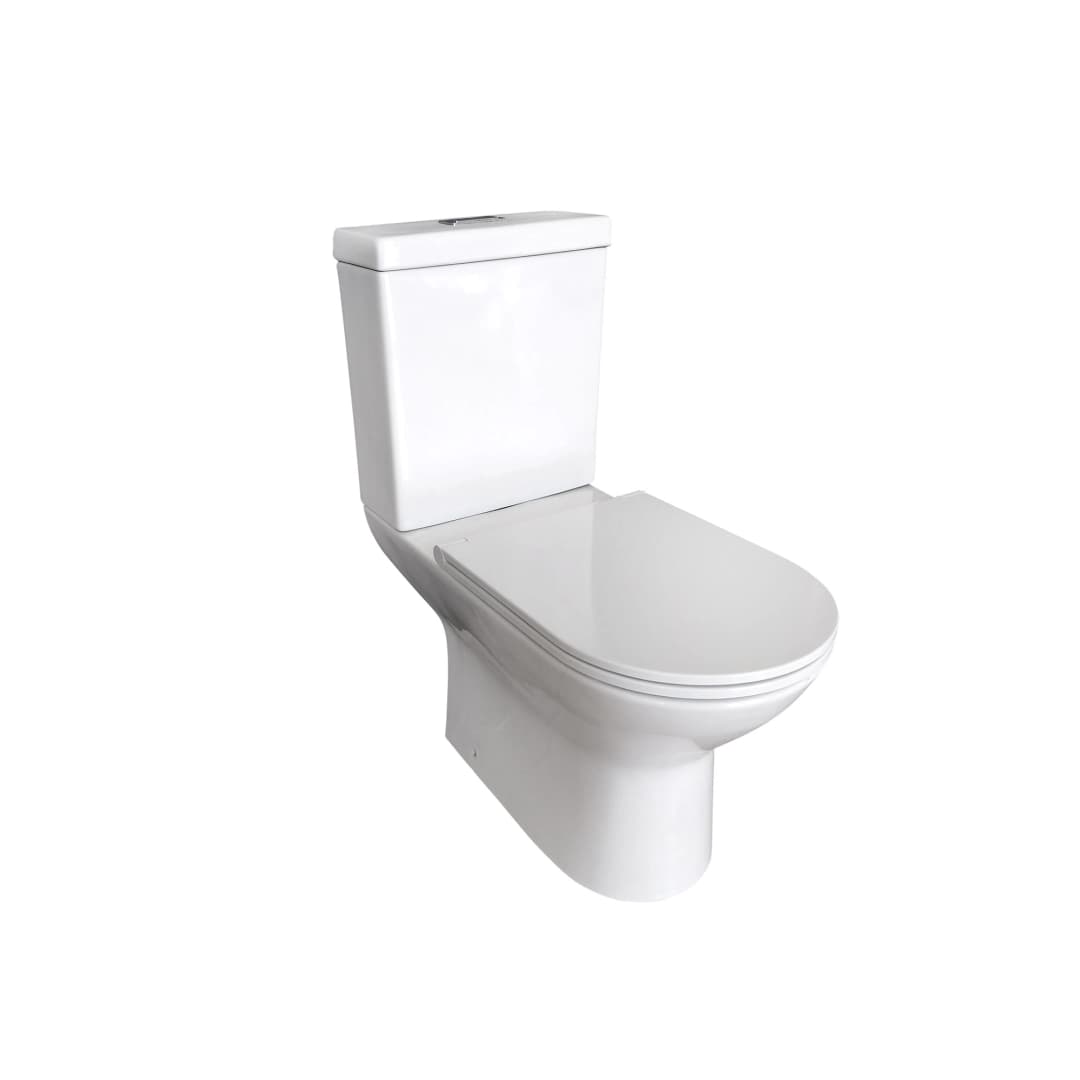 WC Two Piece Verso Slim Descarga a Piso 250 mm