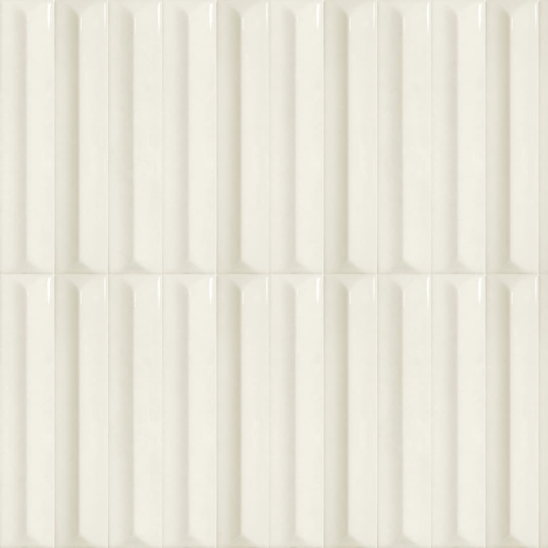 Cerámica Muro Porcelanato Nouvelle Vague Old White Brillo 3x16 cm