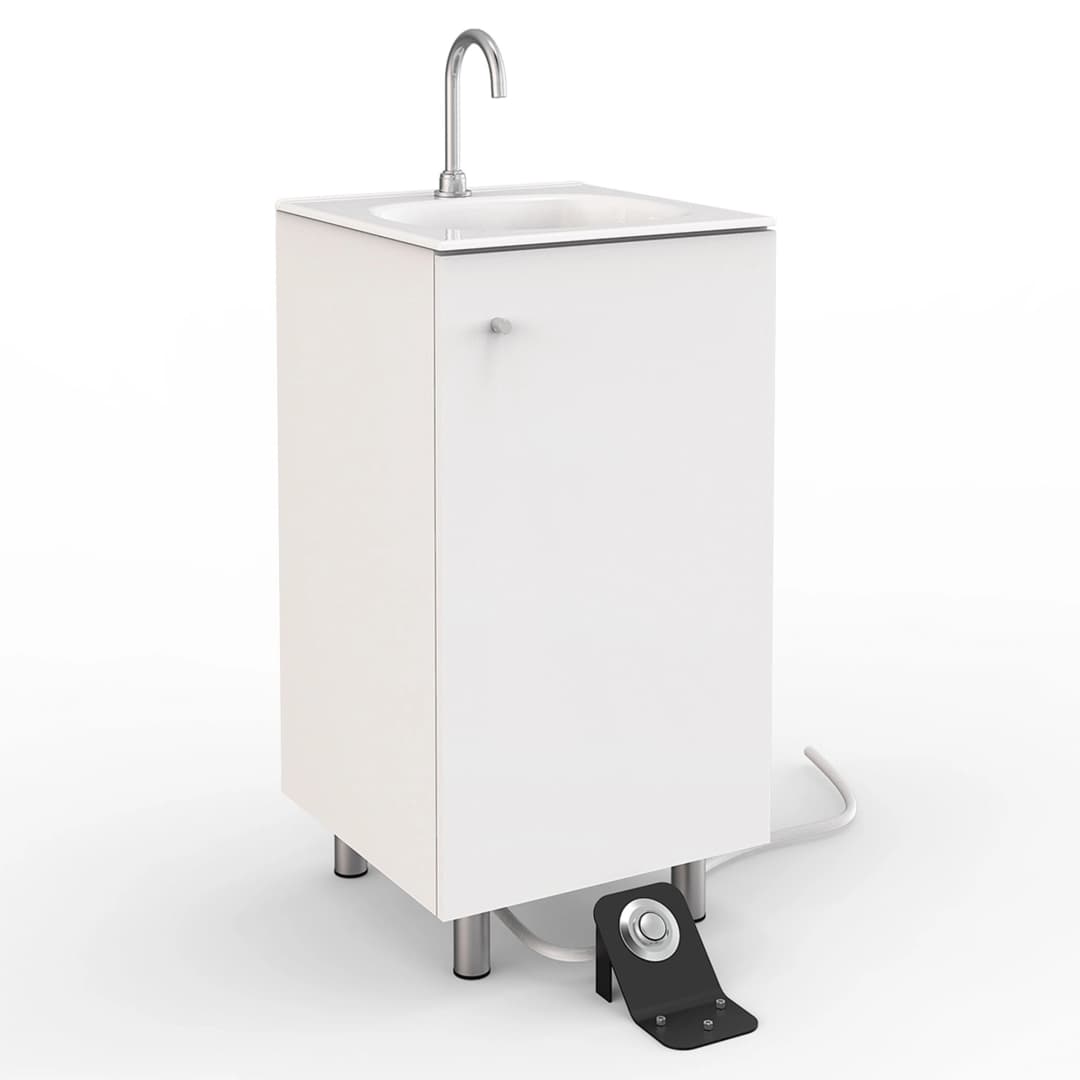 Estación de Lavado Mueble con Pedal y Grifería