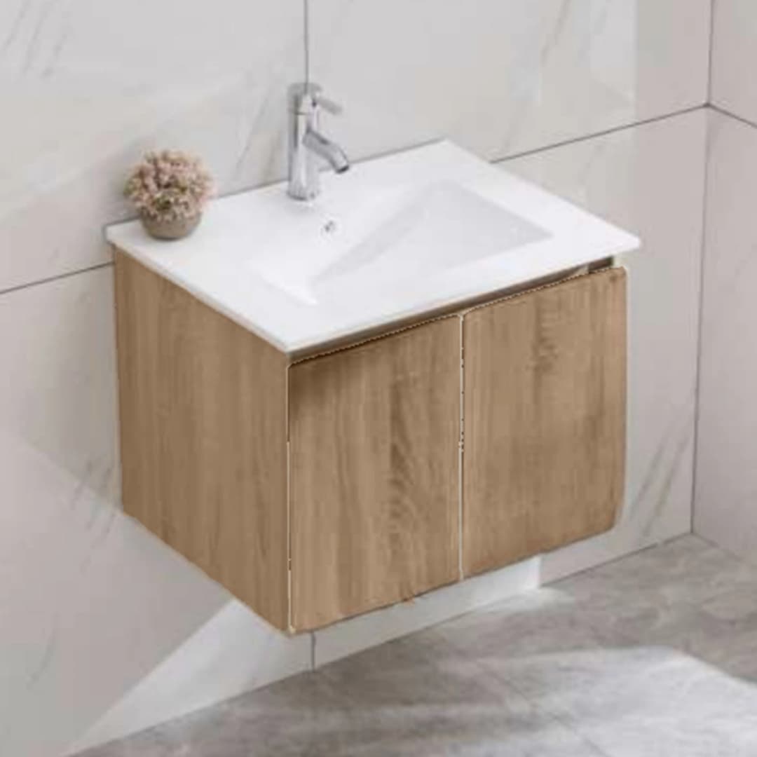 Mueble de Baño Queen con Lavamanos 800 mm 2 Puertas Caramel