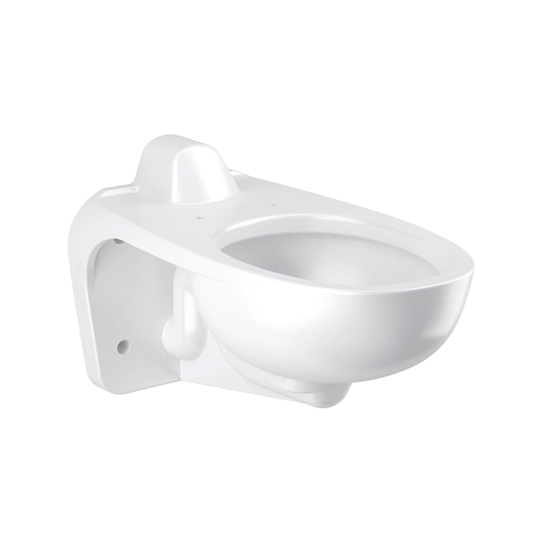 WC ST-2469 Suspendido para Fluxor Entrada Posterior con Asiento, Sello y Fijaciones Blanco