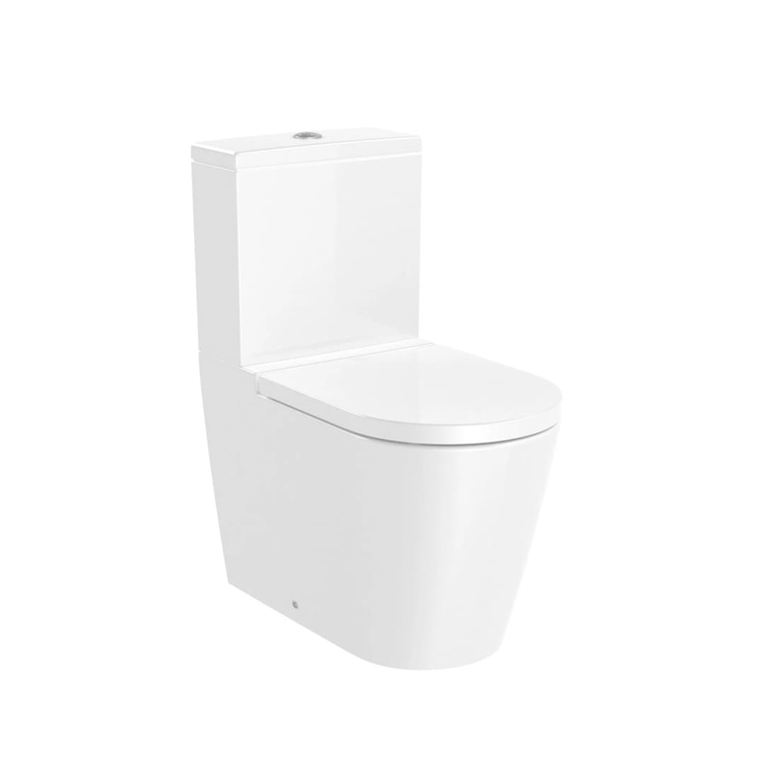 WC Two Piece Inspira Rimless Descarga a Muro 180 mm