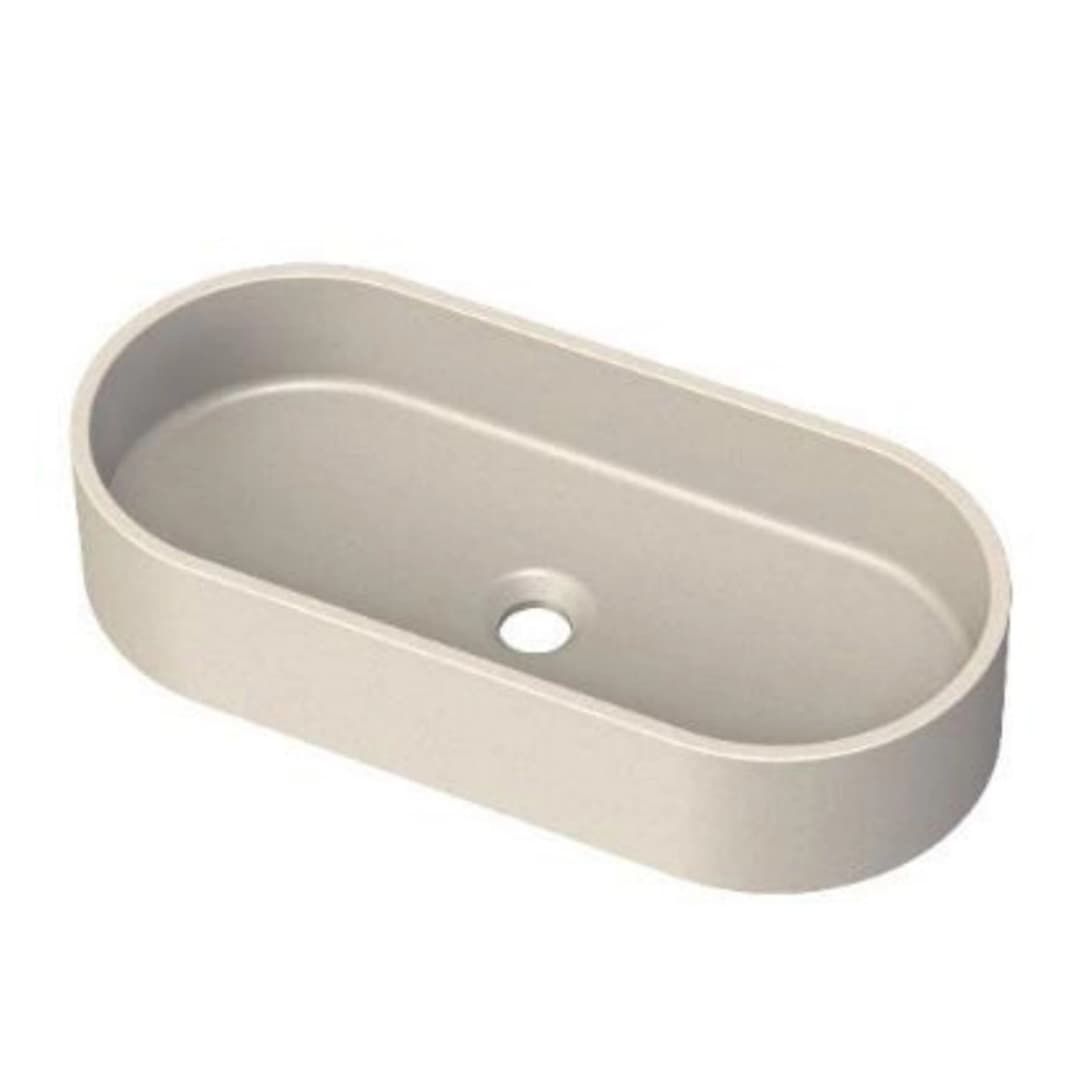 Lavamanos de sobreponer Adana 600x280x120mm Sandstone