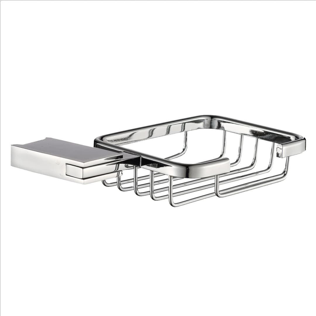 Jabonera Asis Rejilla Acero Inoxidable 304 Cromado 16.5x9x3 cm
