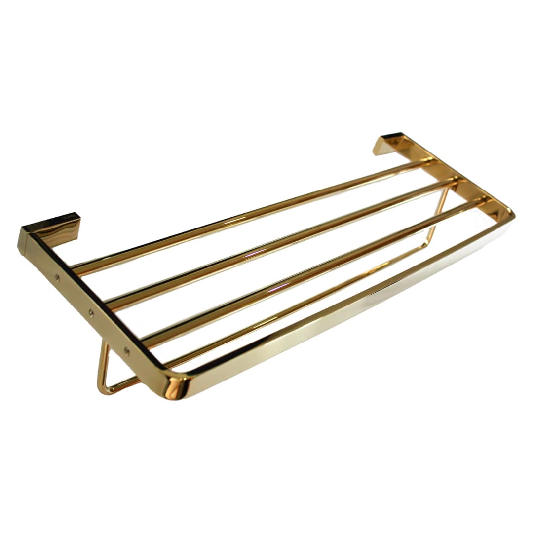 Repisa Atlas Latón Dorado 60x21x11.8 cm