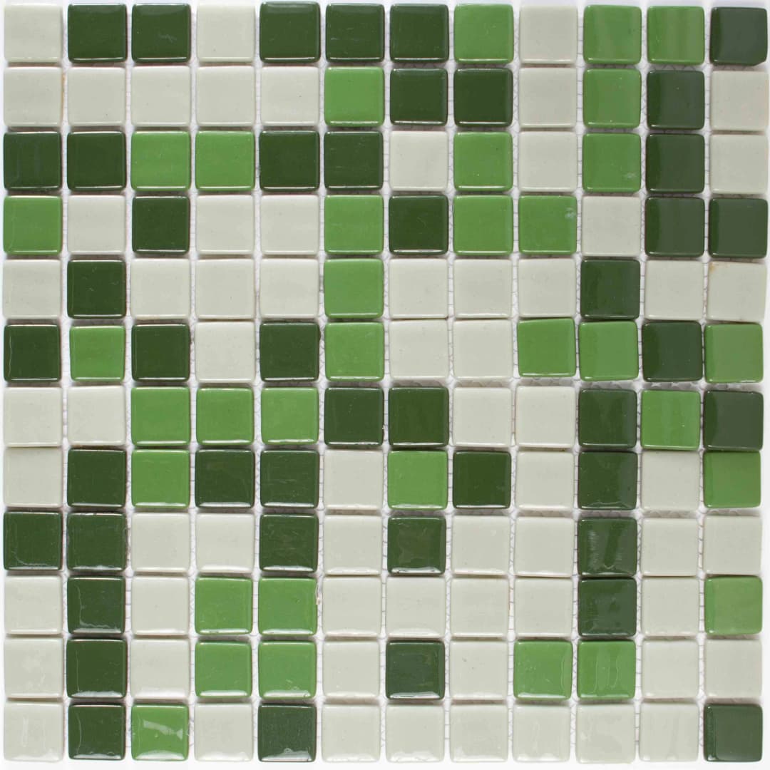 Mosaico Mezcla Nat Verde Eco 30x30 cm