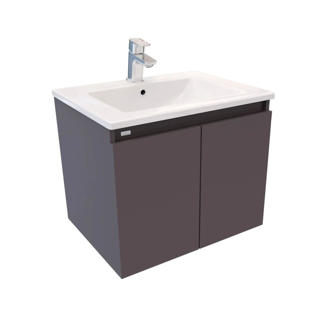 Mueble de Baño King con Lavamanos 2 Puertas Plomo