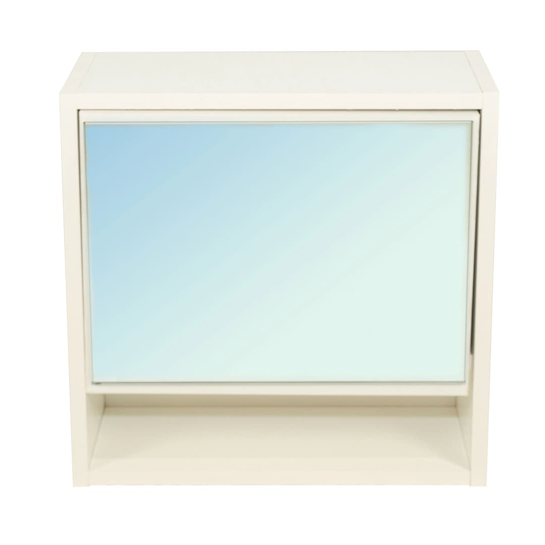 Mueble Botiquín Galicia con Espejo 400x400x130 mm 1 Puerta Blanco