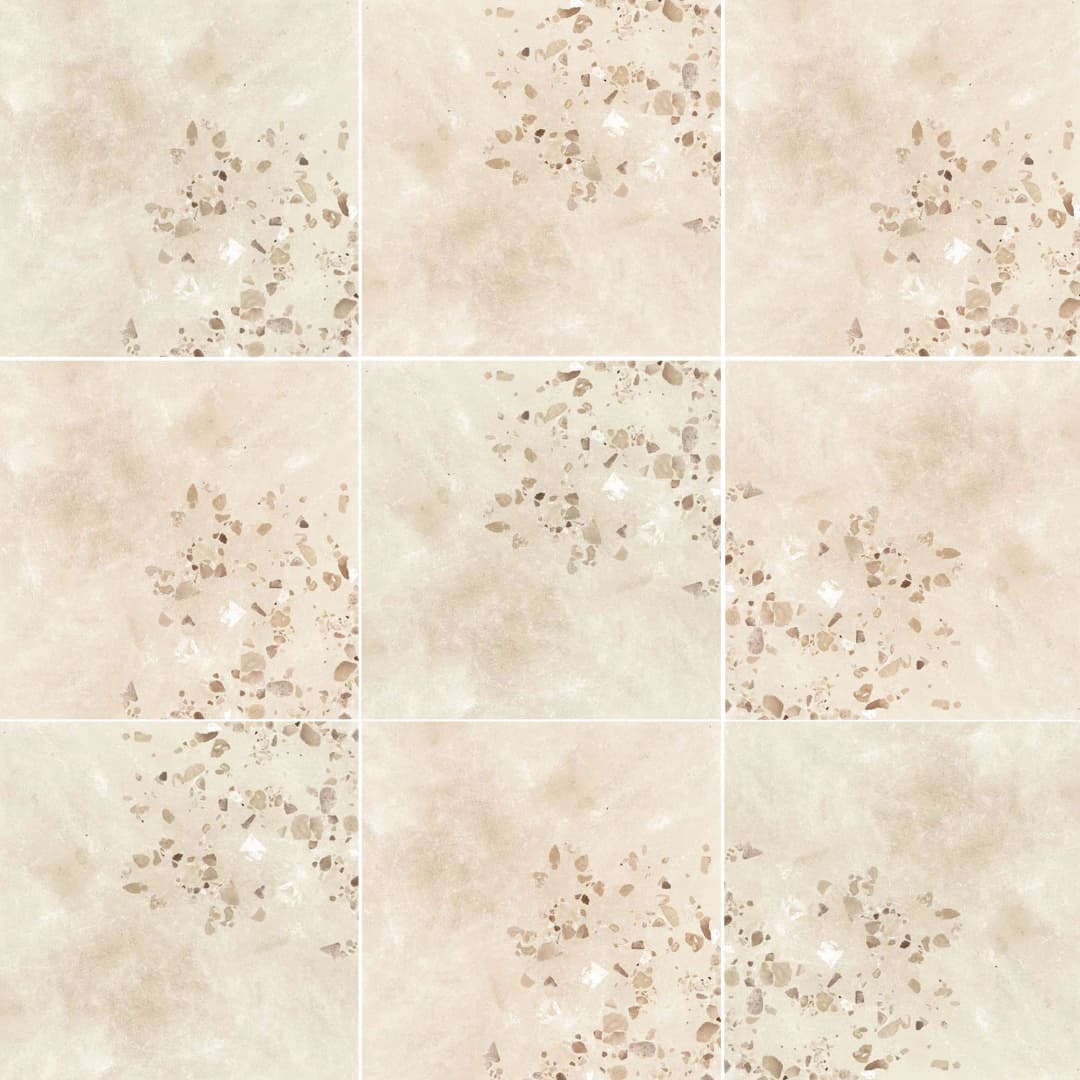 Porcelanato I Cocci Siciliani Bianco Antideslizante 90x90 cm