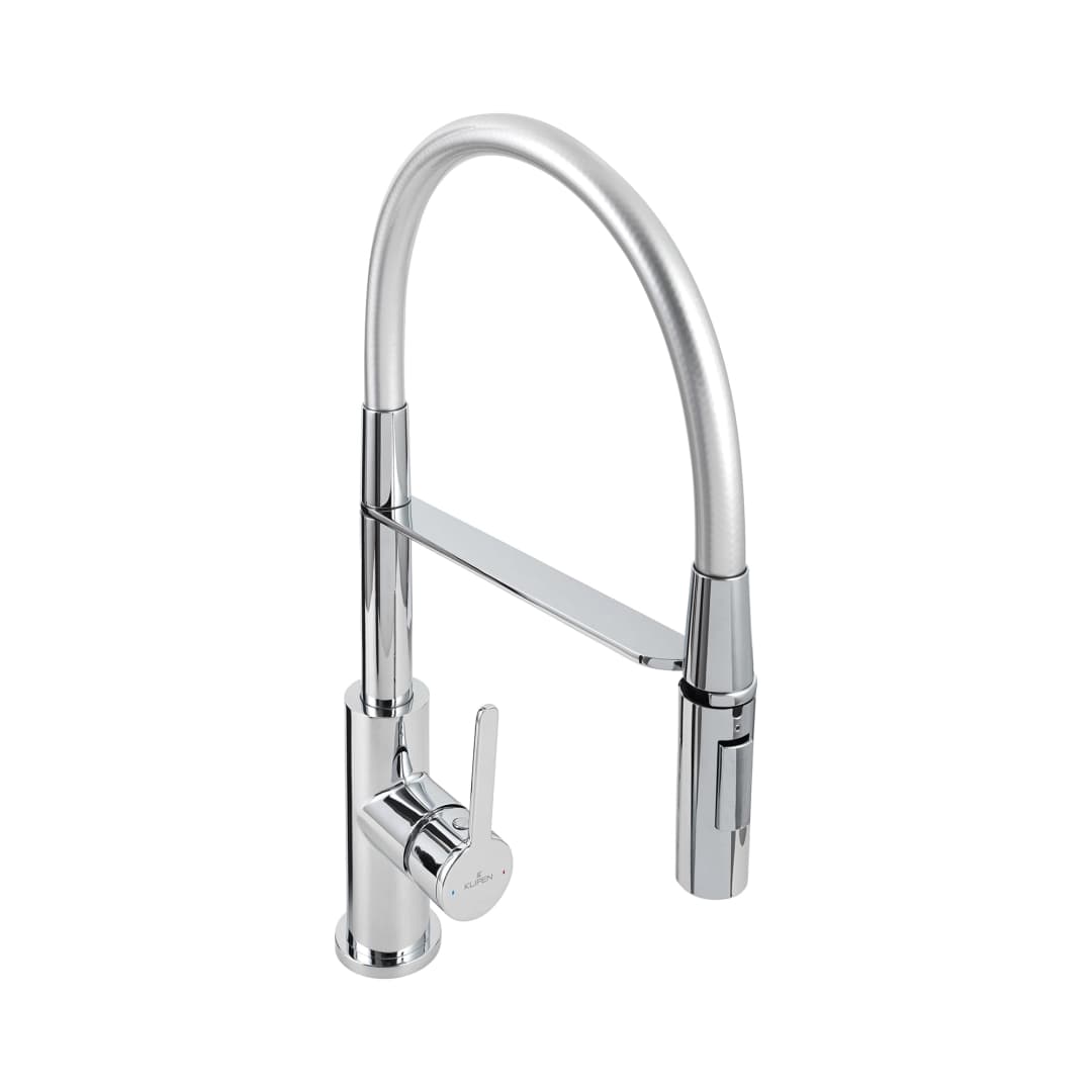 Grifería Cocina Brizo Extraíble Caño Flexible 1 Jet Cromada