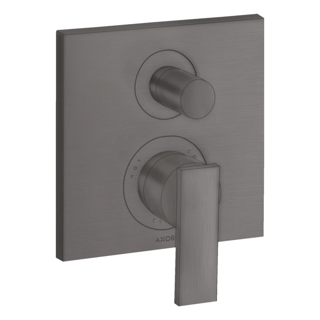 Embellecedor tina Citterio empotrado 2 vias brushed black