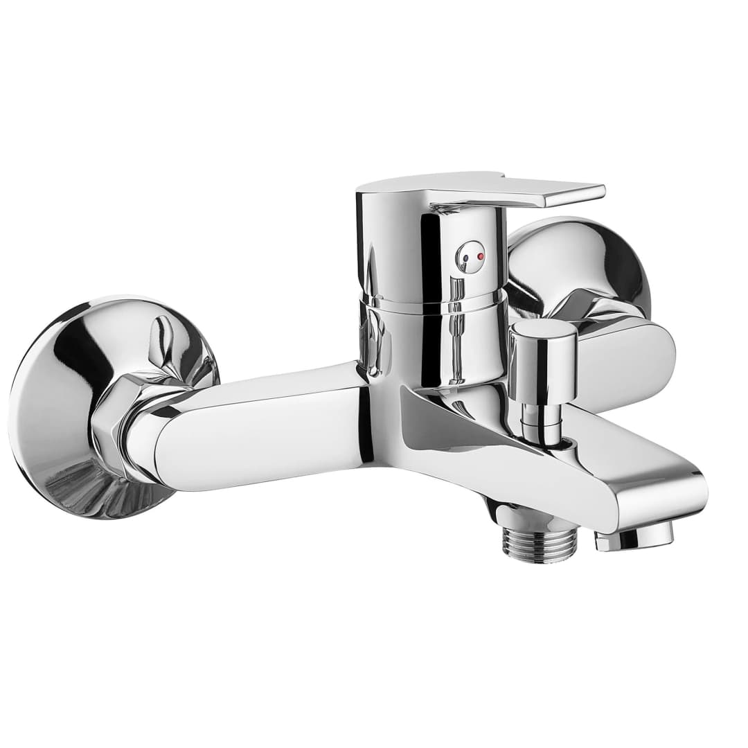 Griferia Ducha Tina Life-N Expuesta Cromo