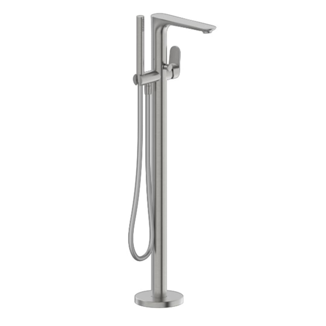 Grifería Tina Pie Luxor Brushed Nickel