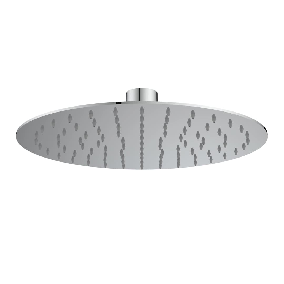 Plato Ducha Luxor Redondo 25 cm 1 Jet S/Brazo Cromado