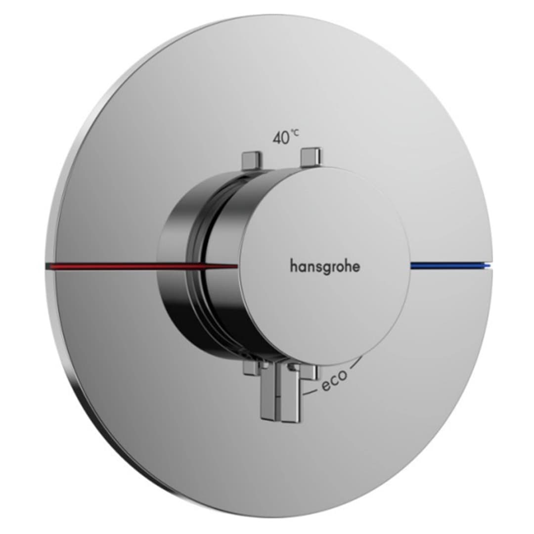 Termostato ComfortSelect para Desviador 3 Vías Redondo 15559000 Cromo