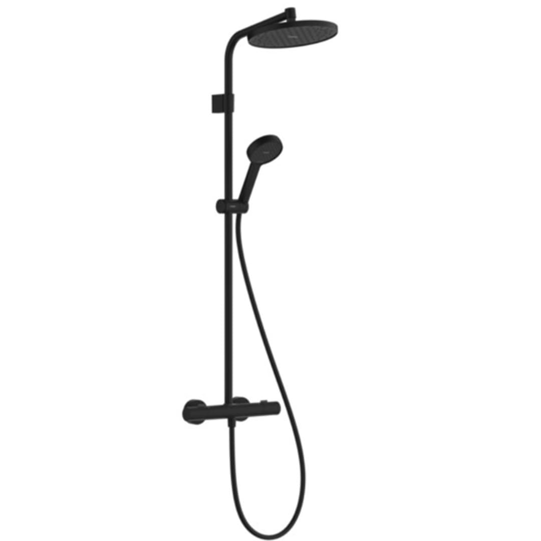 Columna Ducha Activera S 104.5 cm con Termostato 1 Jet 28083670 Negro Mate