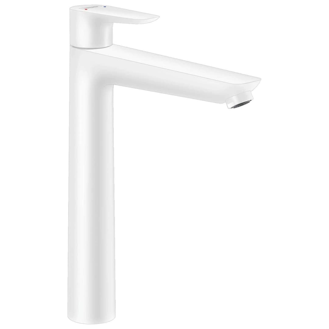 Griferia Lavamanos Talis E 24 Cm S/Desagüe 71717700 Blanco Mate