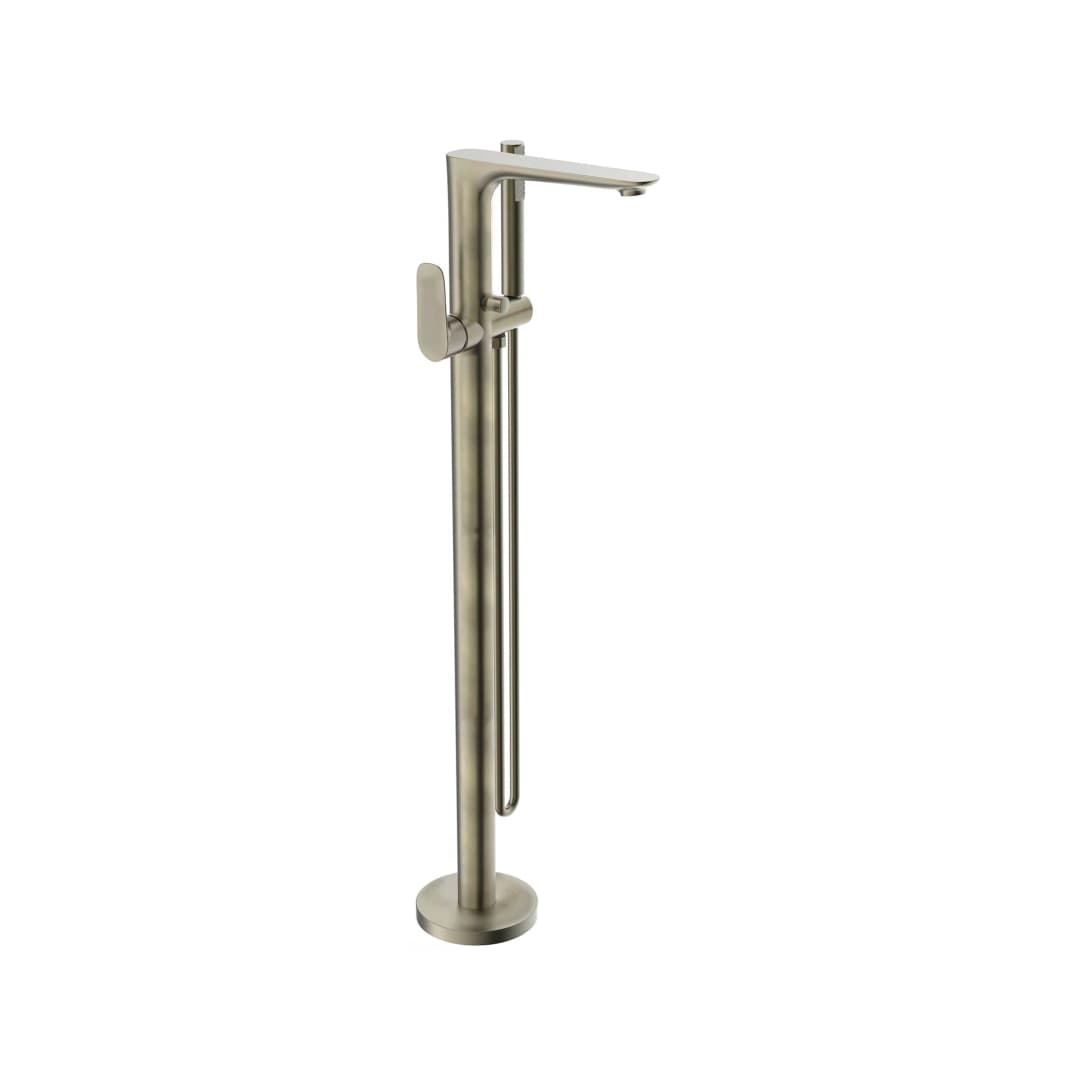 Grifería Tina Pie Urban Con Set Soporte Ducha Antique Bronze