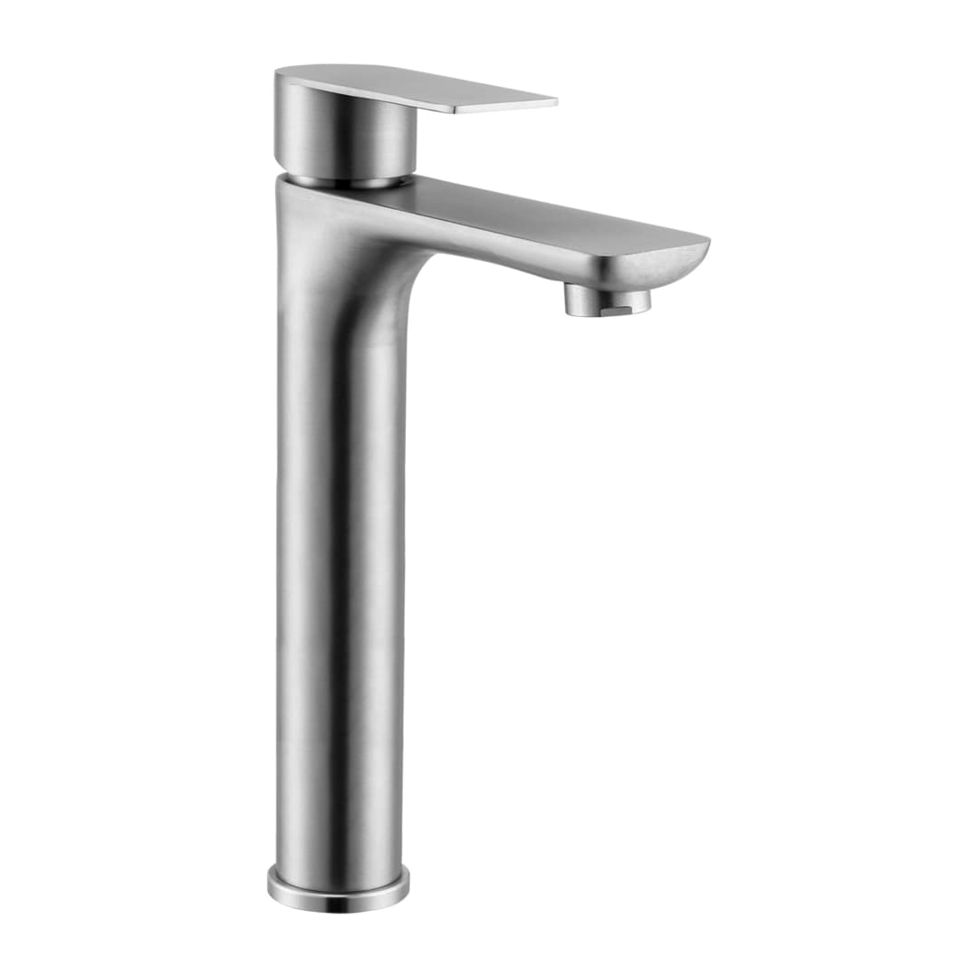 Grifería Lavamanos City Alta Coldstart 30 cm Brushed