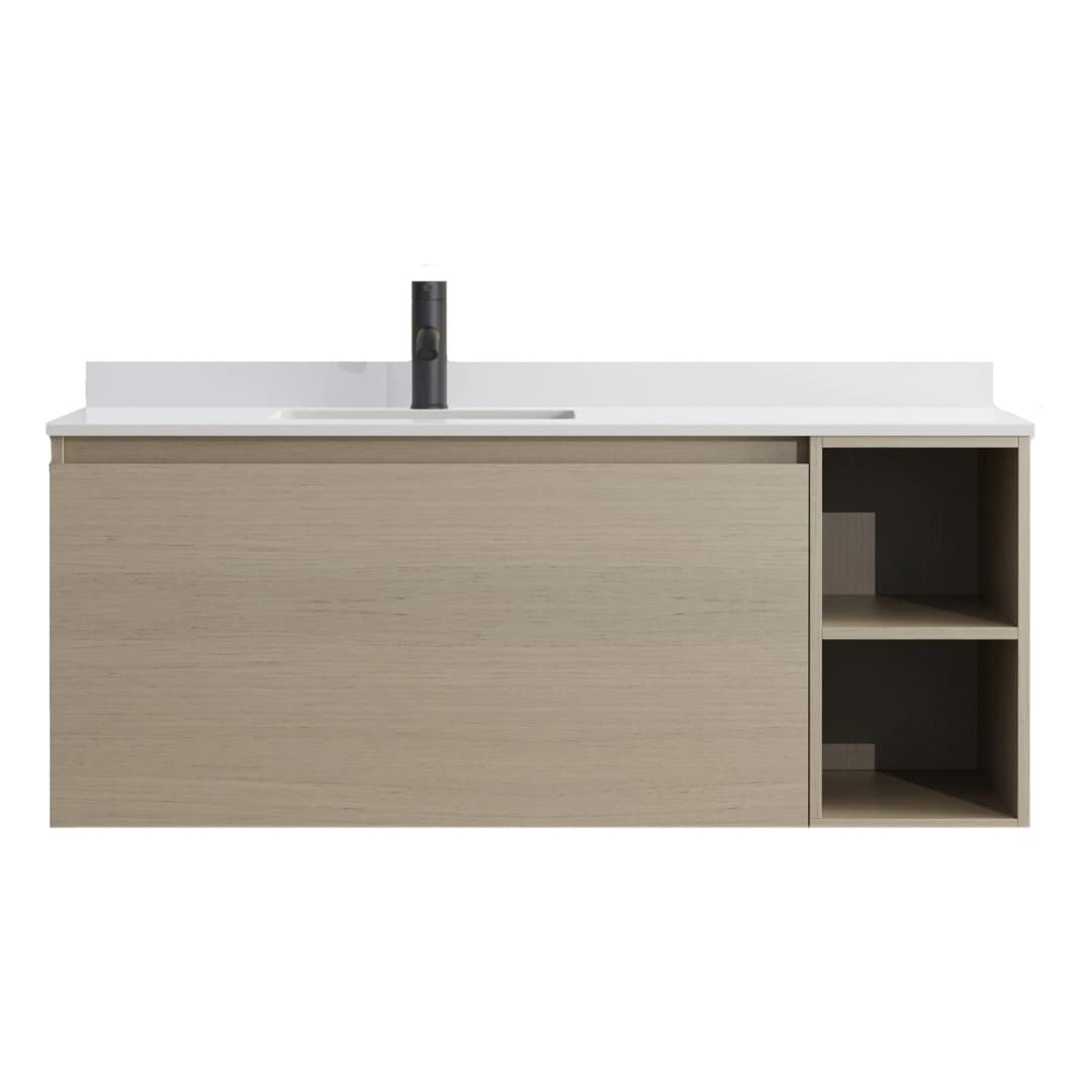 Mueble de Baño Princess con Lavamanos 800x470x500 mm 1 Cajón y Repisa Light Ash