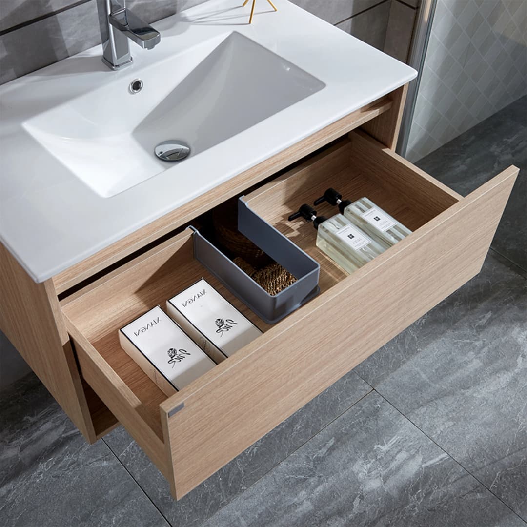 Mueble de Baño Queen con Lavamanos 800 mm 1 Cajón y Repisa Soft