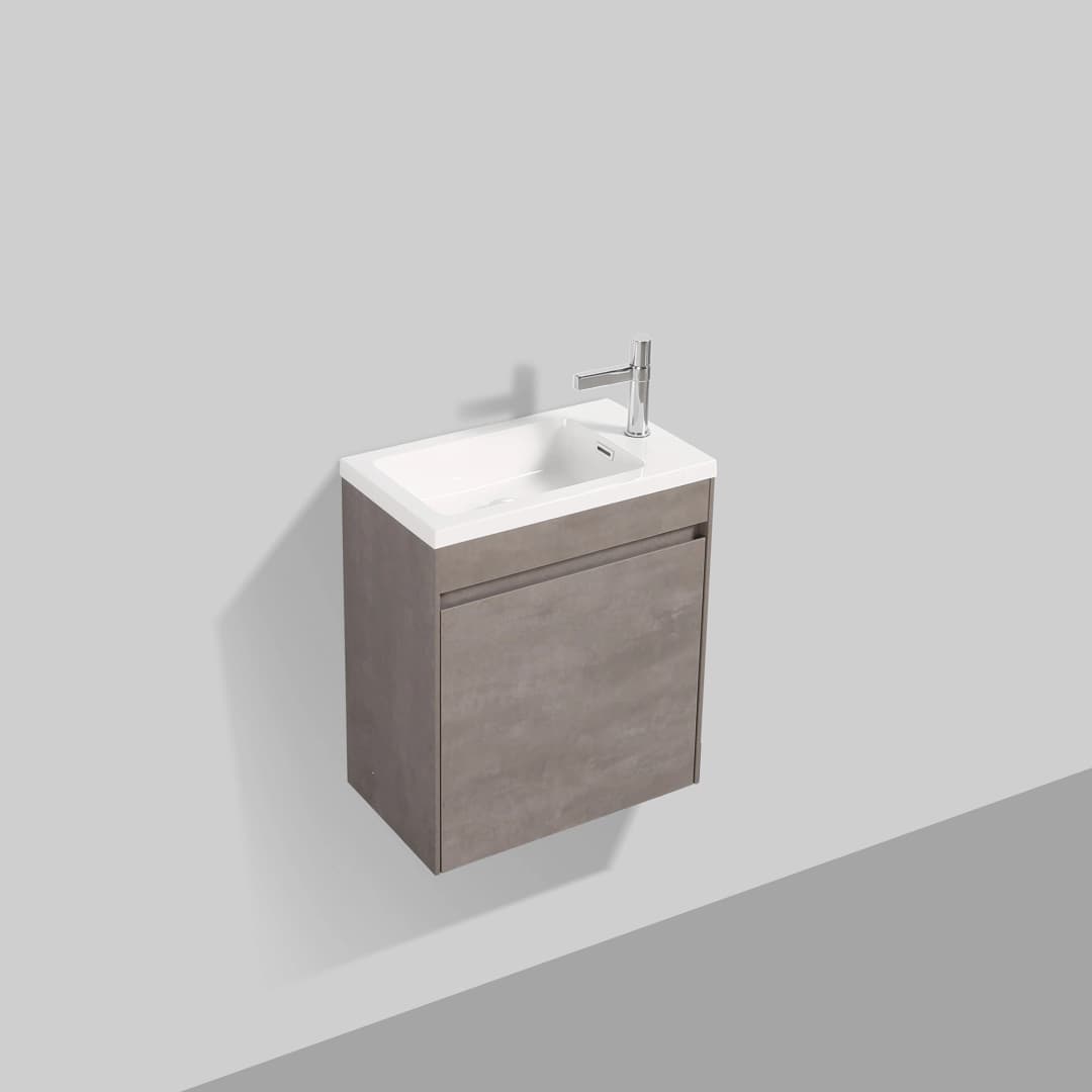 Mueble de Baño Slice con Lavamanos 550 mm Cement Grey