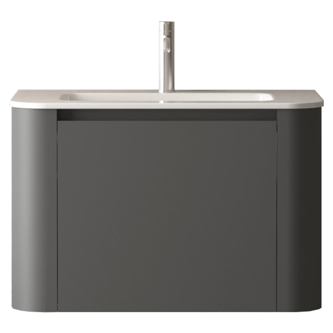 Mueble de Baño Manhattan con Lavamanos 800x368x465 mm 1 Cajón Gris