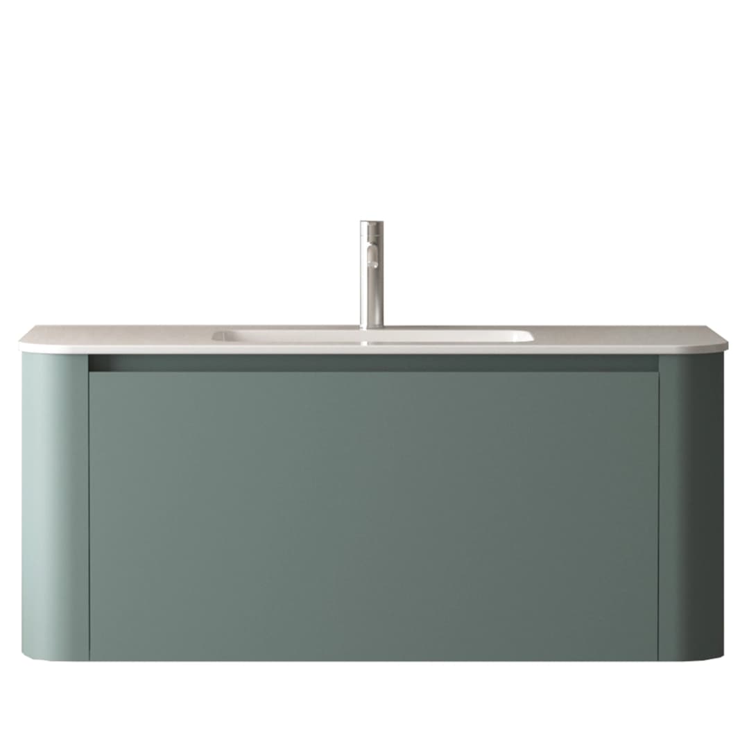 Mueble de Baño Manhattan con Lavamanos 1200x520x465 mm 1 Cajón Verde Claro