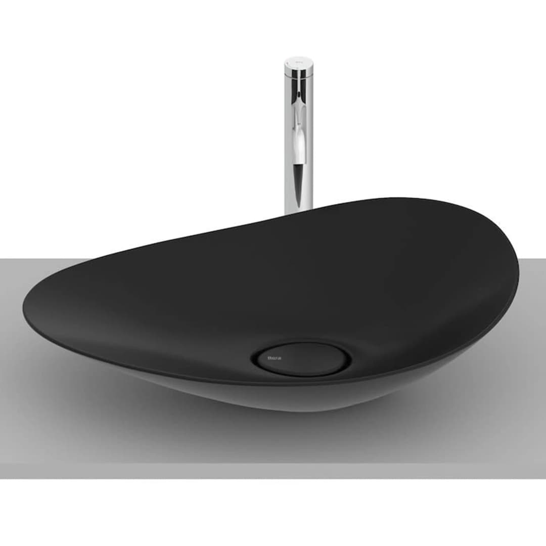 Lavamanos Ohtake Ovalado Negro Mate 625x385x182 mm