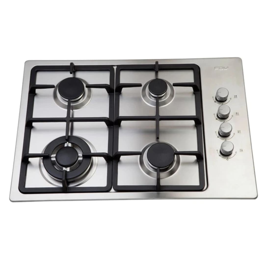 Encimera FDV Design Gas But 4T Inox 65 cm