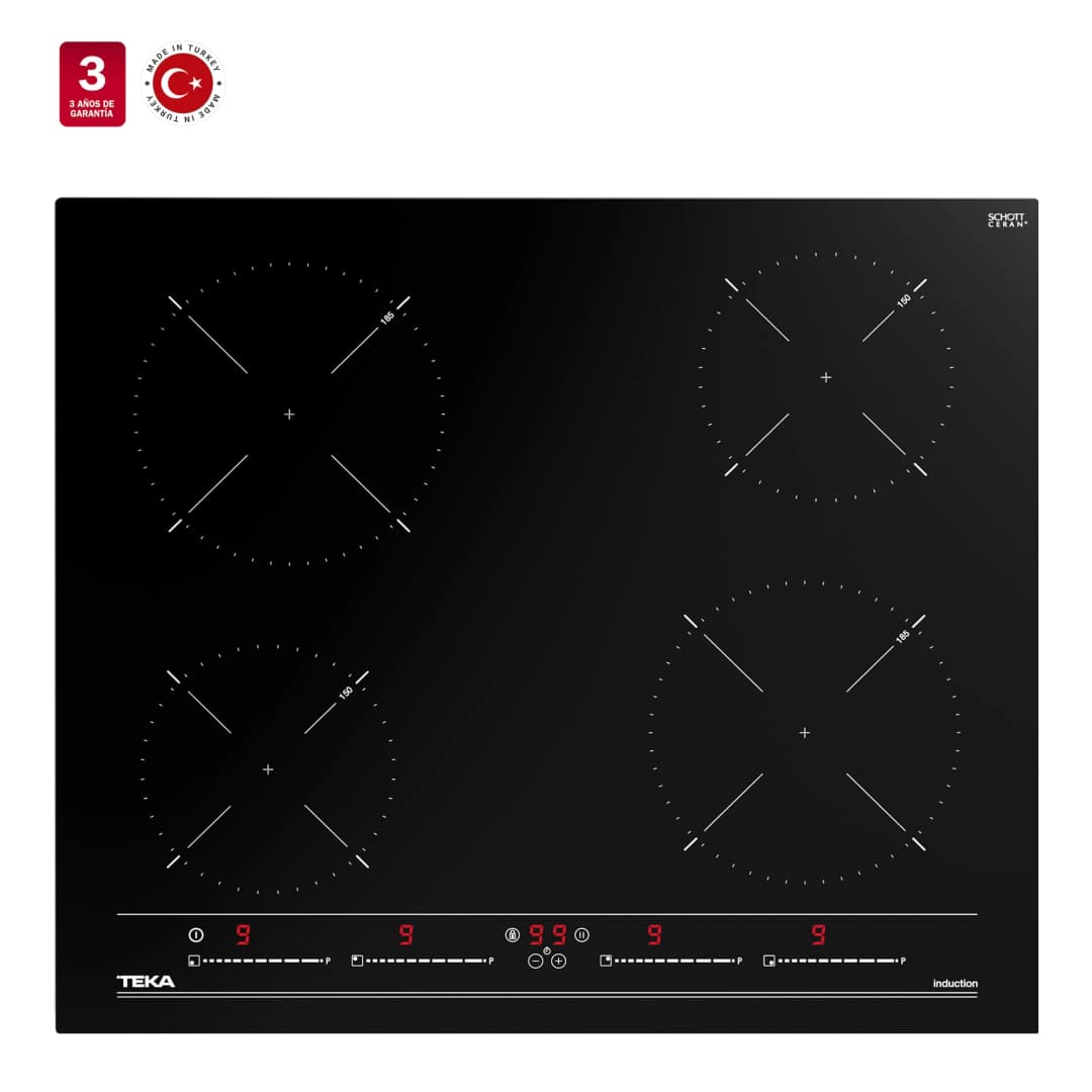 Encimera Inducción 4z Bk Mss Multislider Empotrada 60 cm