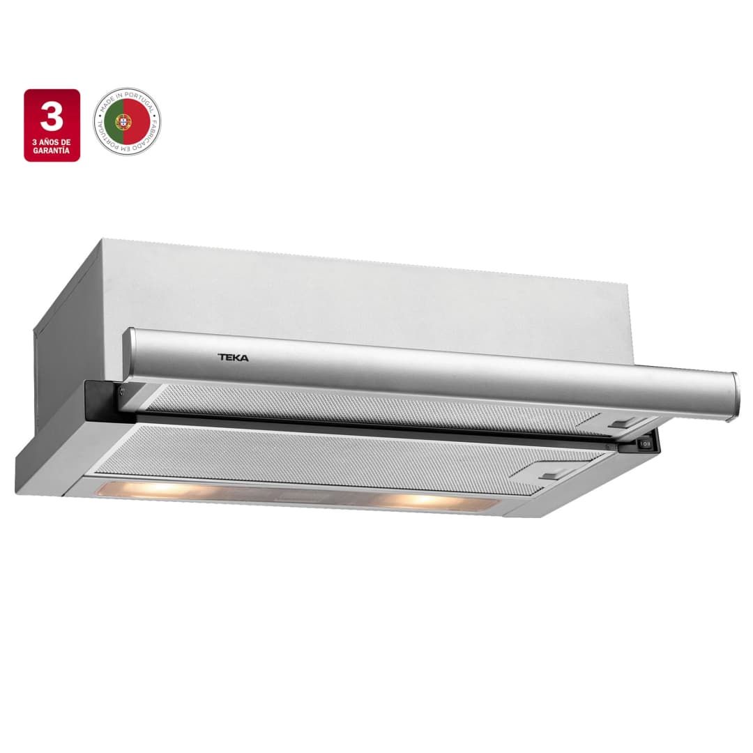 Campana Extraible TL 6310 Motor Ecopower A Muro 60 cm