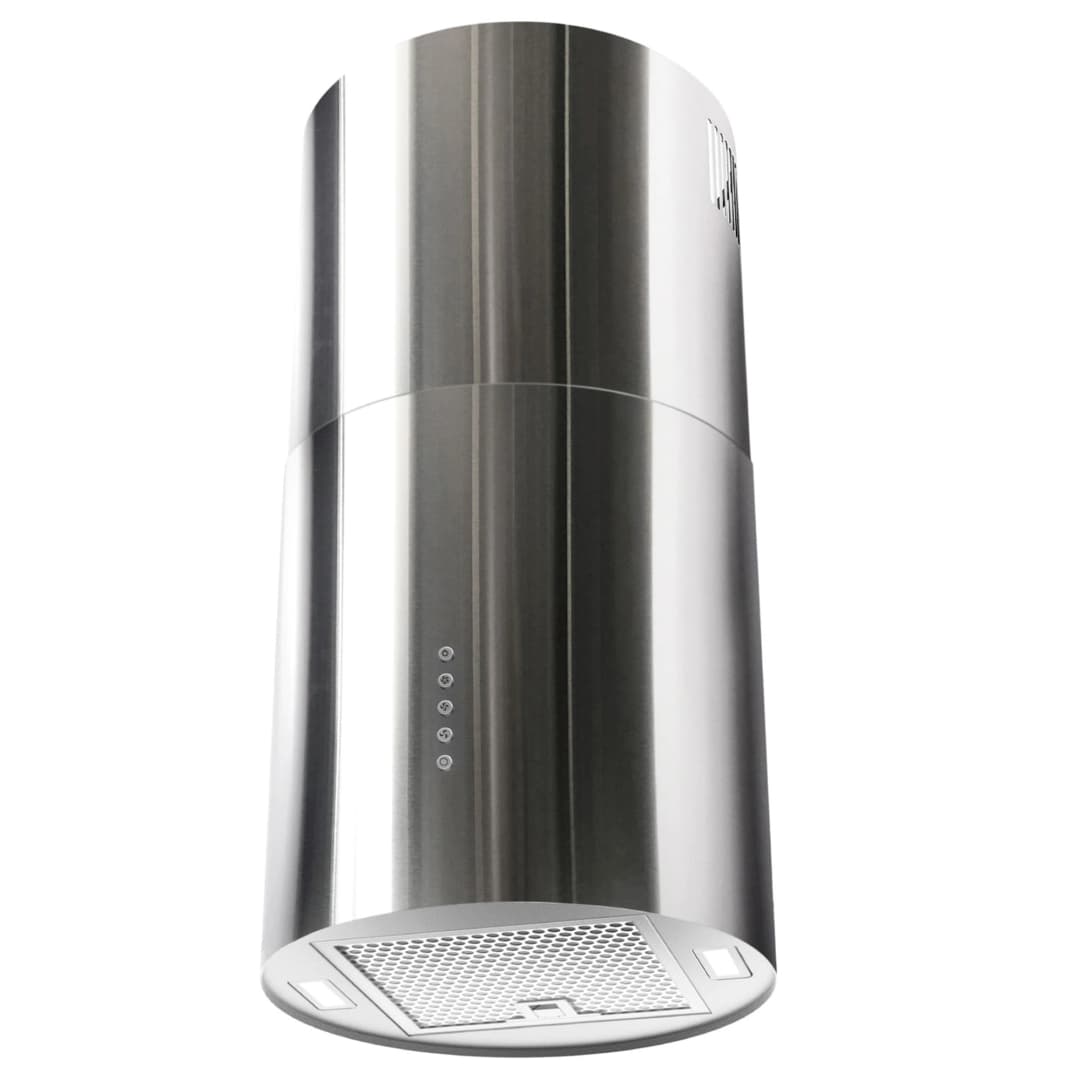 Campana Tubular Isla 35 cm Inoxidable QCIS35C