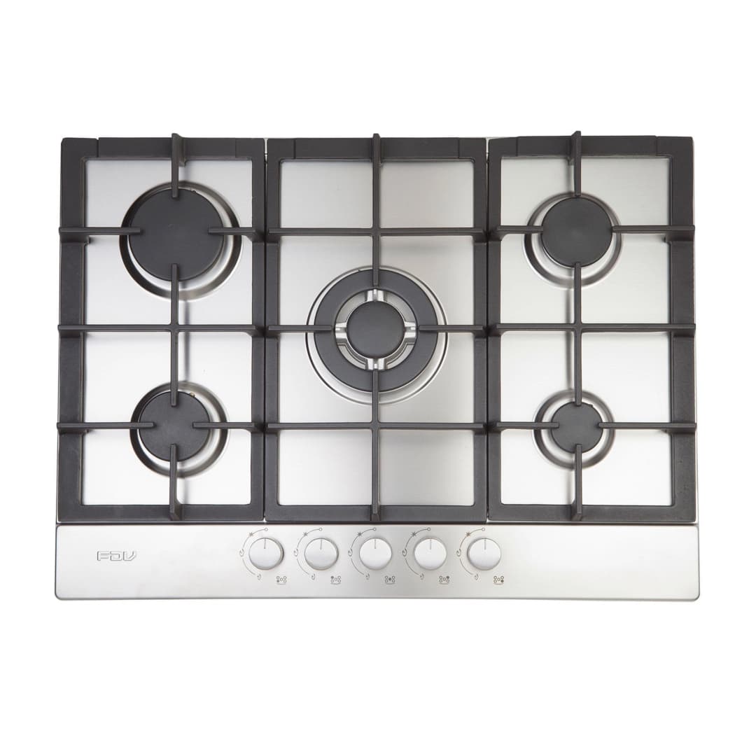 Encimera FDV Design Gas Nat Inox 70 cm