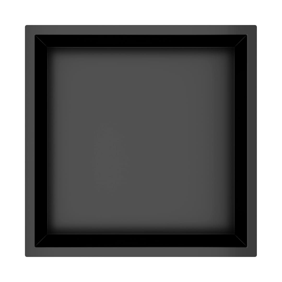 Nicho de Ducha Block Acero Inoxidable 304 Negro 33x33x10 cm