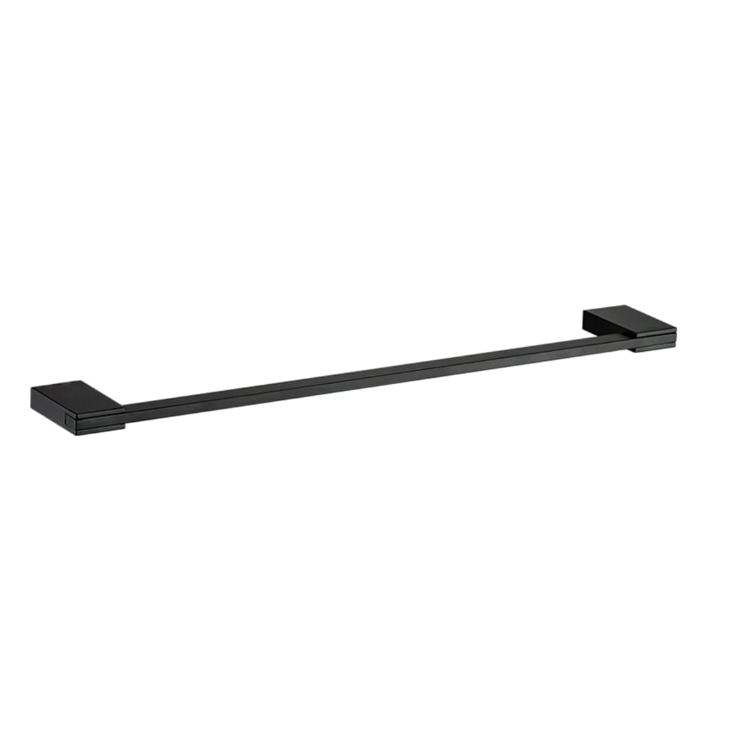 Toallero Asis de Barra Acero Inoxidable 304 Negro 45x6.5x5 cm