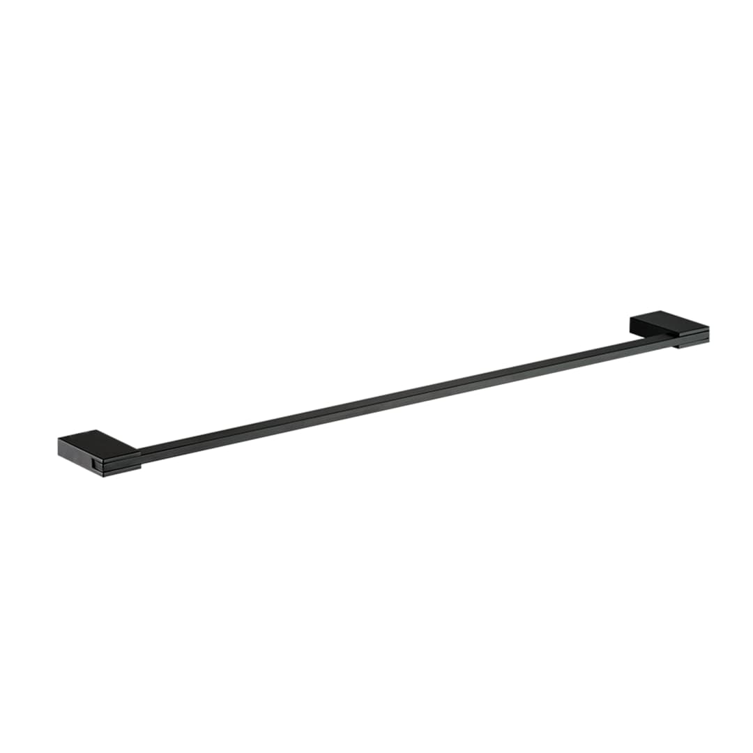 Toallero Asis de Barra Acero Inoxidable 304 Negro 60x6.5x5 cm