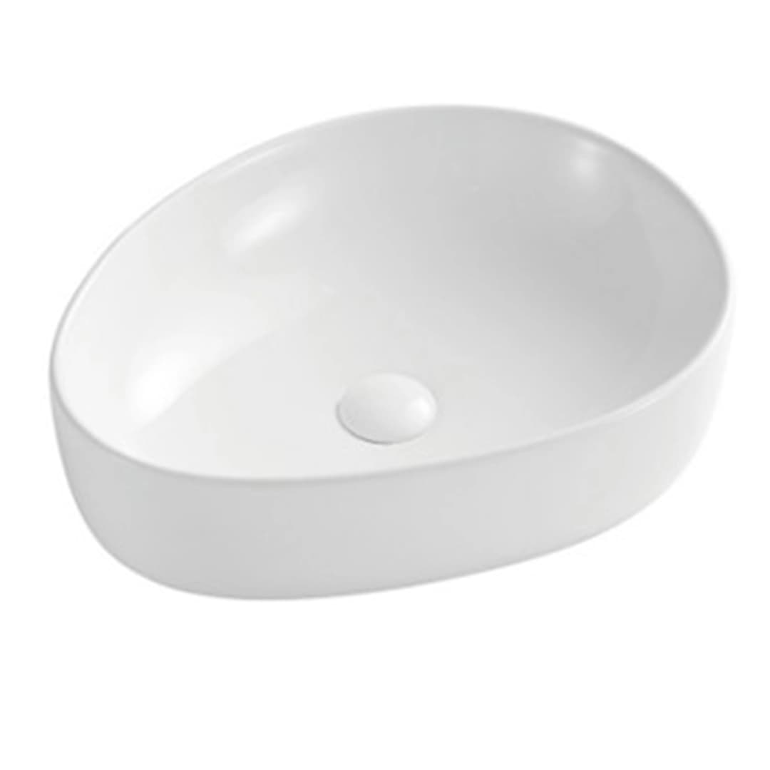 Lavamanos Alison 510x390x130 mm Sin Rebalse Blanco