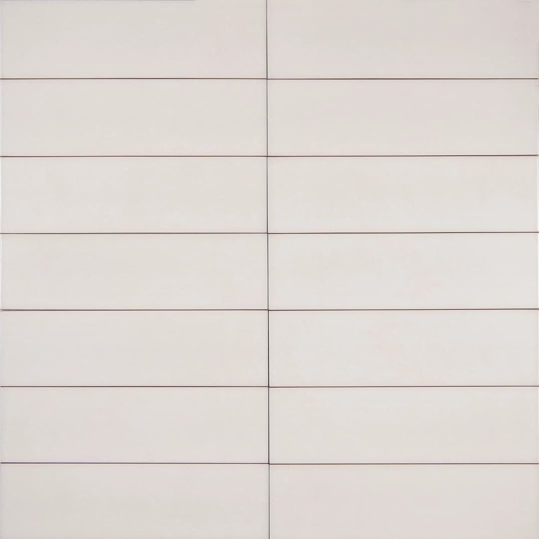 Cerámica Napoli White Mate 15x60 cm