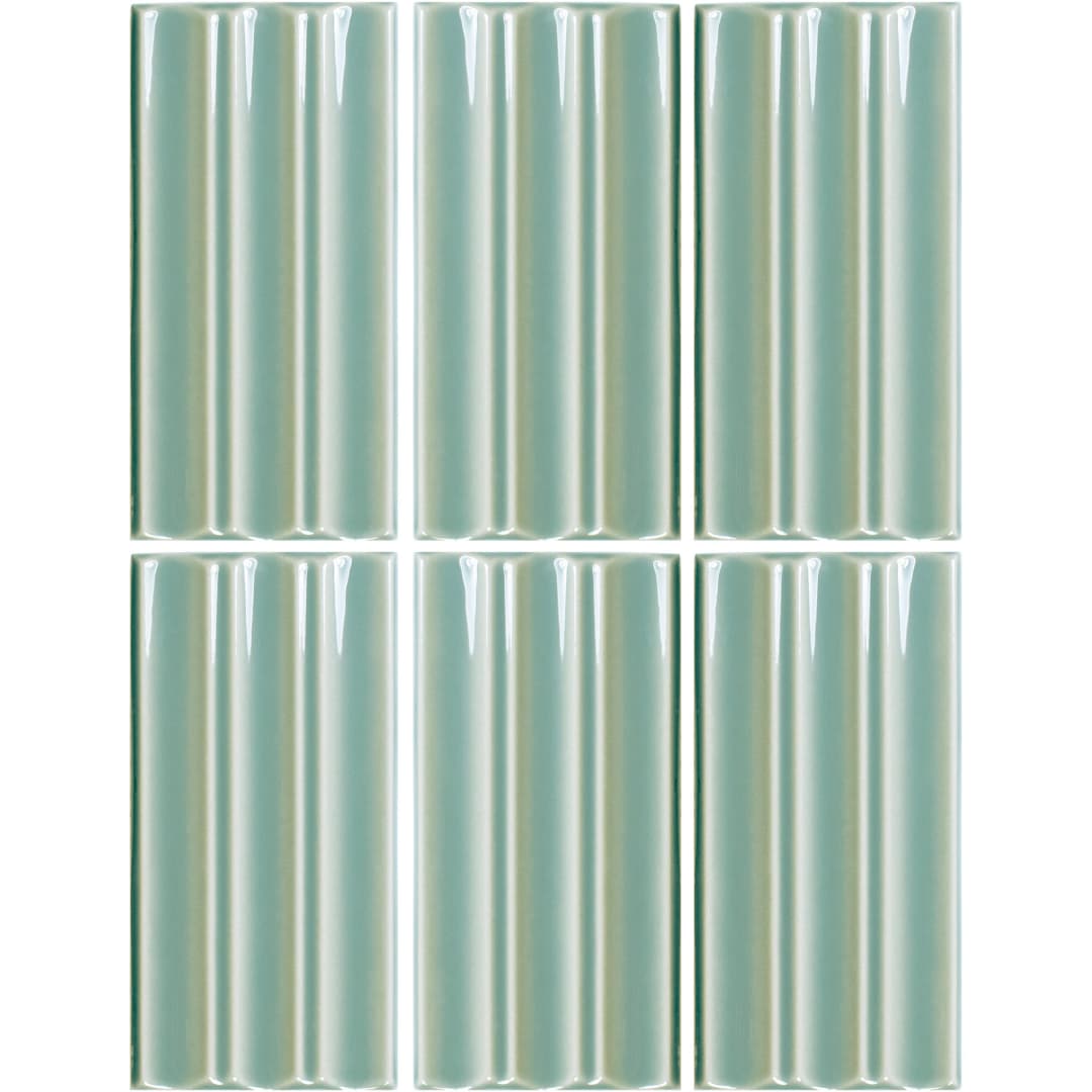 Cerámica Muro Fayenza Belt Fern Brillante 6.2x12.5 cm