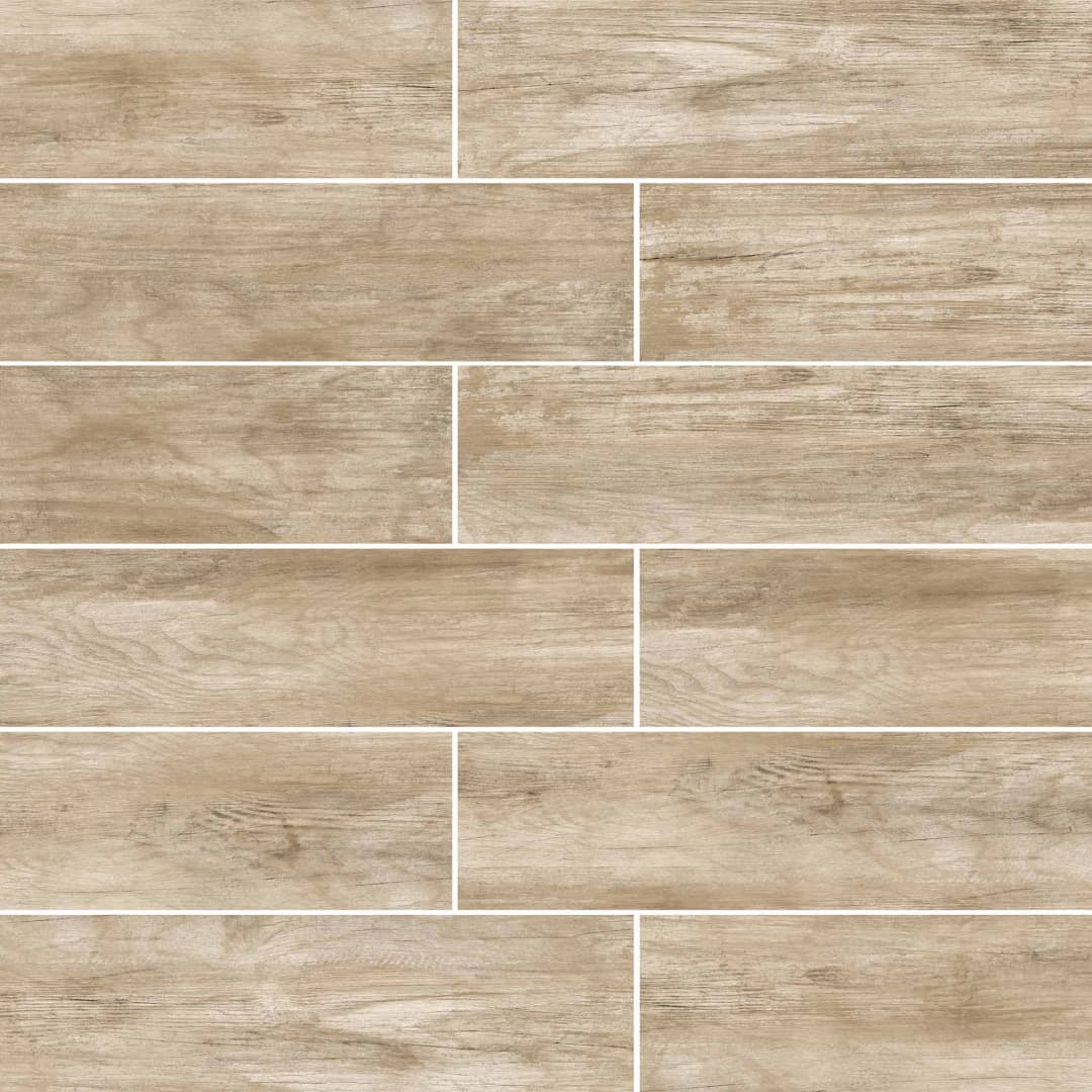 Porcelanato Cairo Caramel Café Mate 20x120 cm
